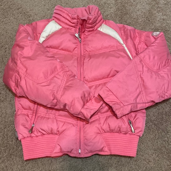 Obermeyer Girls size 14 pink ski jacket - Picture 1 of 8